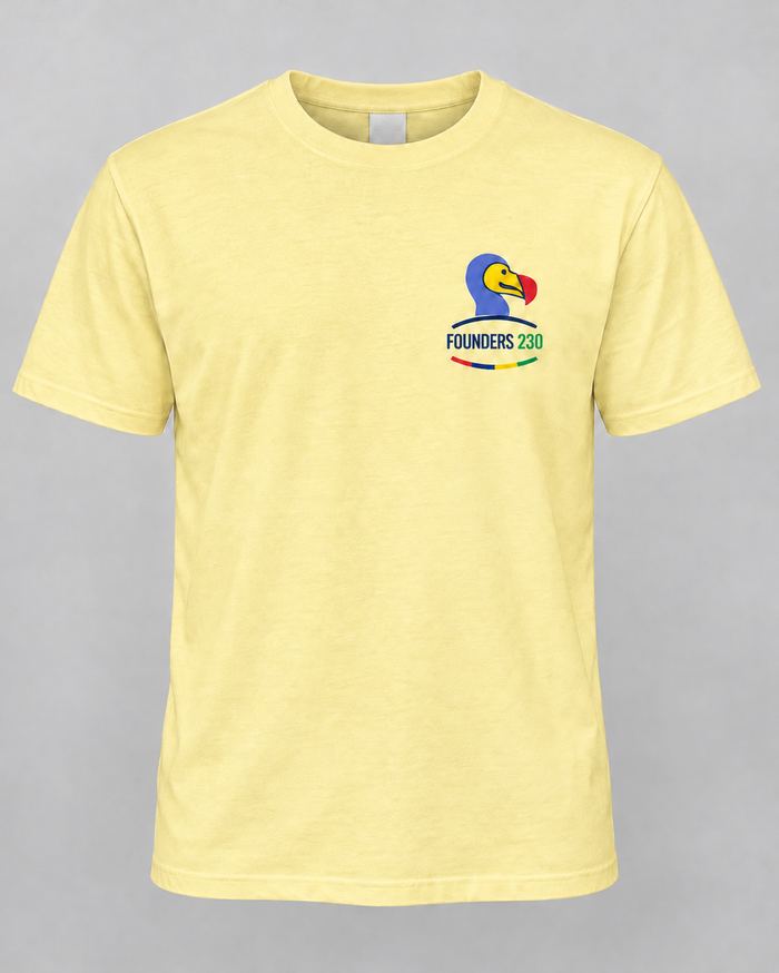 T-shirt Founders 230 - Jaune